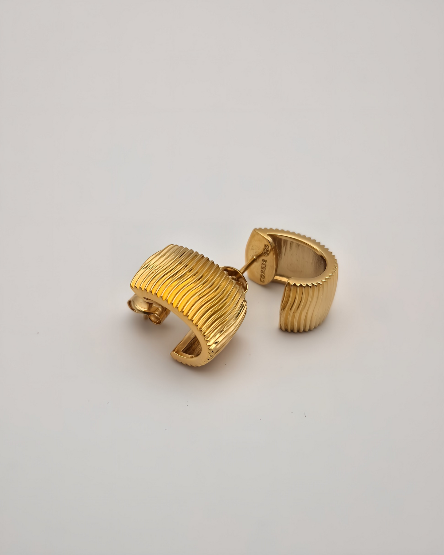 Pendientes Paula chapados en oro