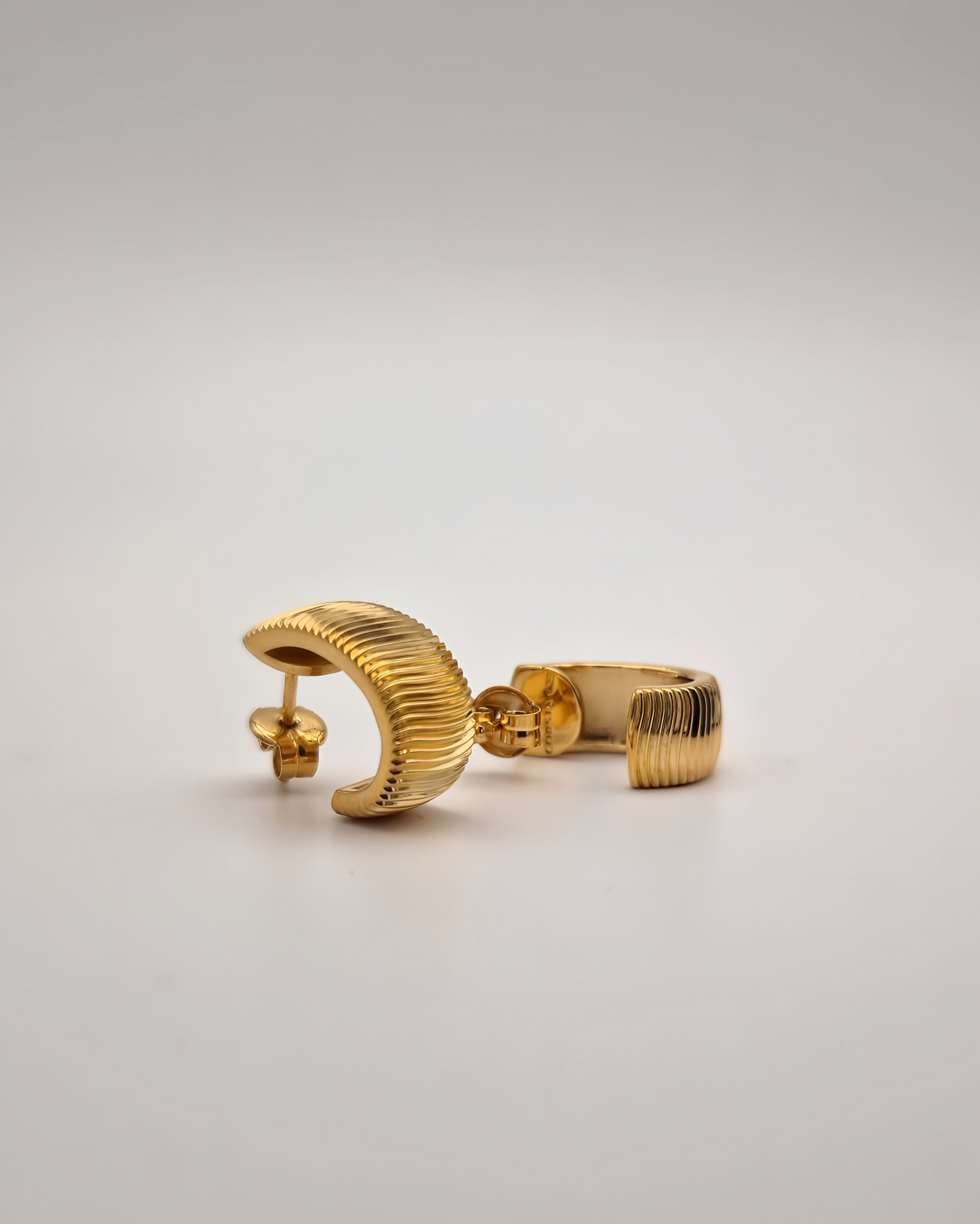 Pendientes Paula chapados en oro