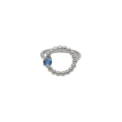 Anillo Moon con circonita - Corsia