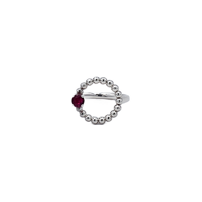 Anillo Moon con circonita - Corsia