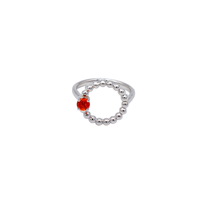 Anillo Moon con circonita - Corsia