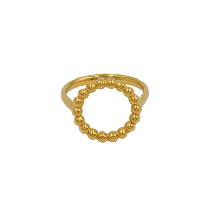 Anillo Moon chapado en oro - Corsia