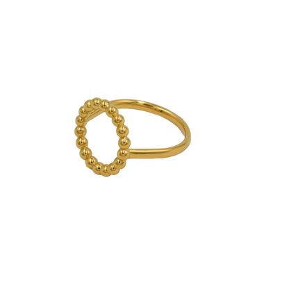 Anillo Moon chapado en oro - Corsia